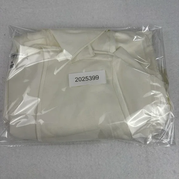 Rya Collection Robe XL NEW Cream Ostritch Feather Sleeves Glam Bridal Hooneymoon - Picture 11 of 11